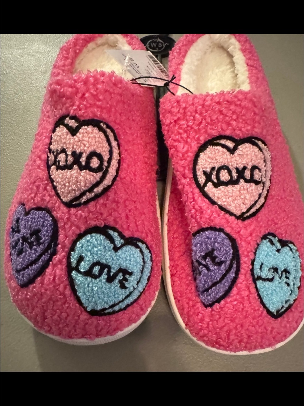 Ladies Valentines Heart
Slippers from Sole mates size 8